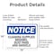 Signmission Cleaning Supplies Brooms Dust Pans And Shovels, 14 in W x Rectangle, Aluminum OS-2PACK-NS-A-1014-L-10650 - alternate 3